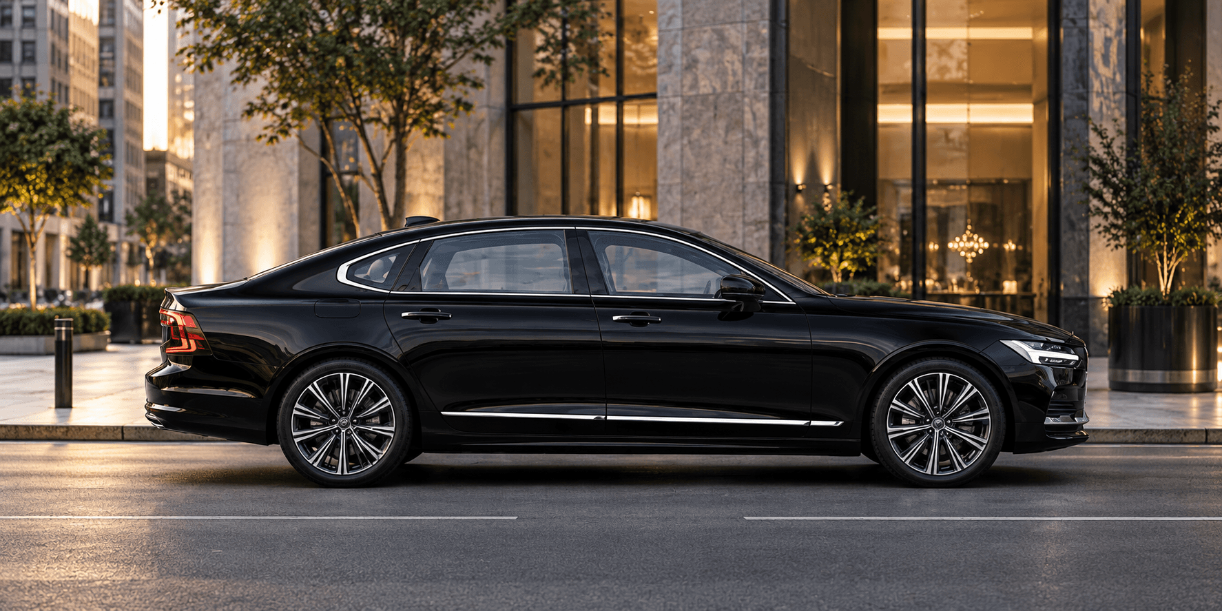 Luxury Sedan Cadillac CT6 / Volvo S90