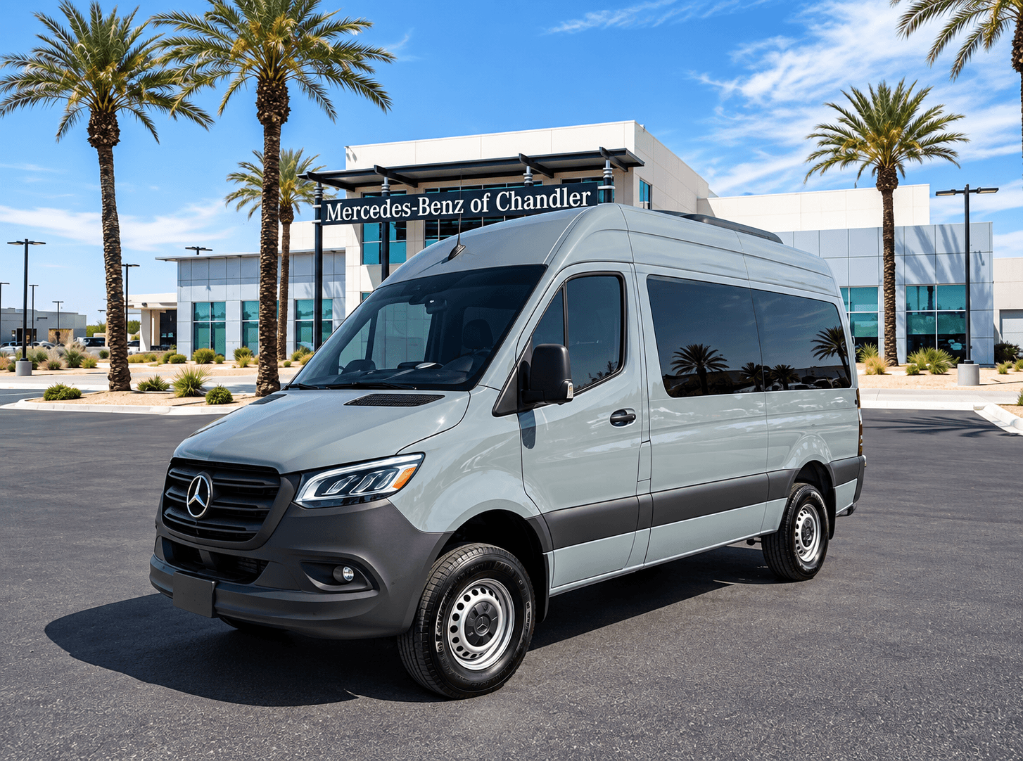 Mercedes Sprinter passenger van chauffeur