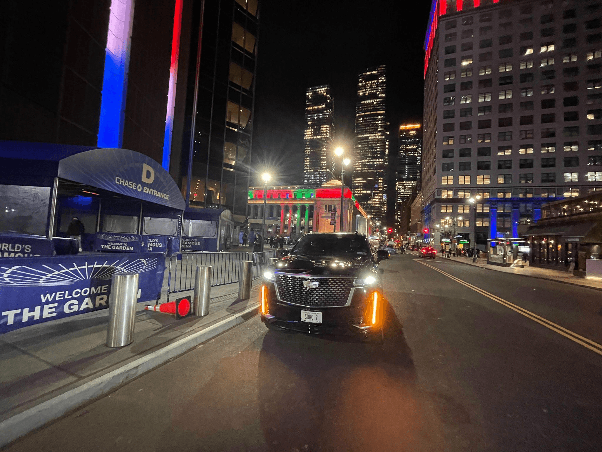 Luxury concert transportation chauffeur
