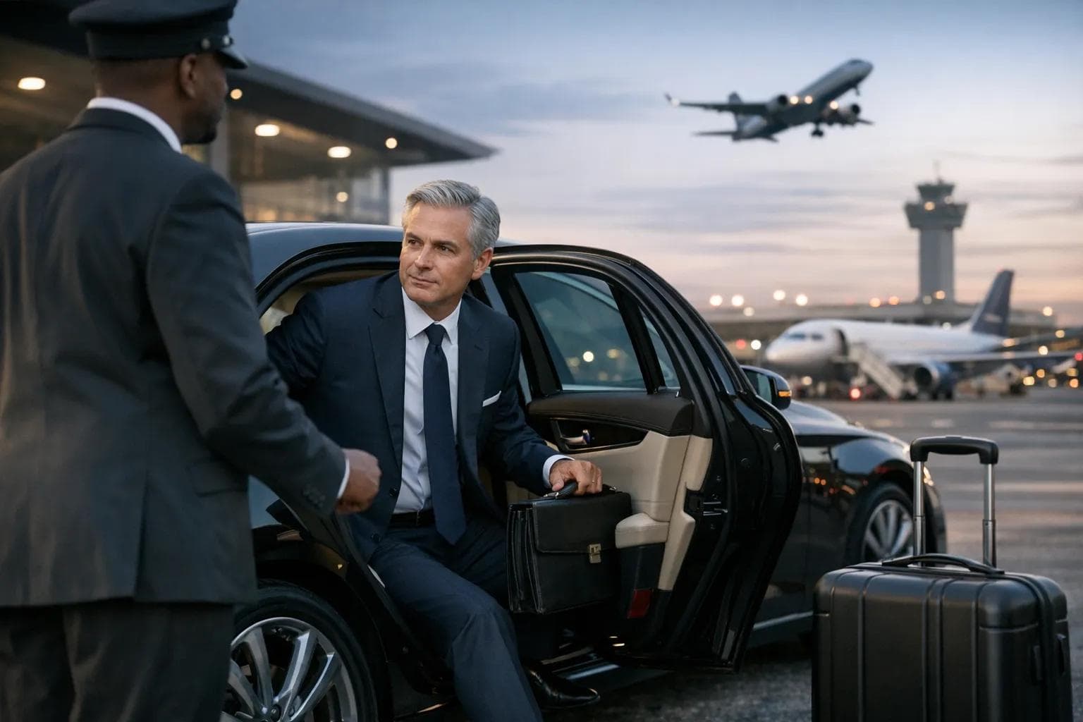 Executive corporate transportation chauffeur